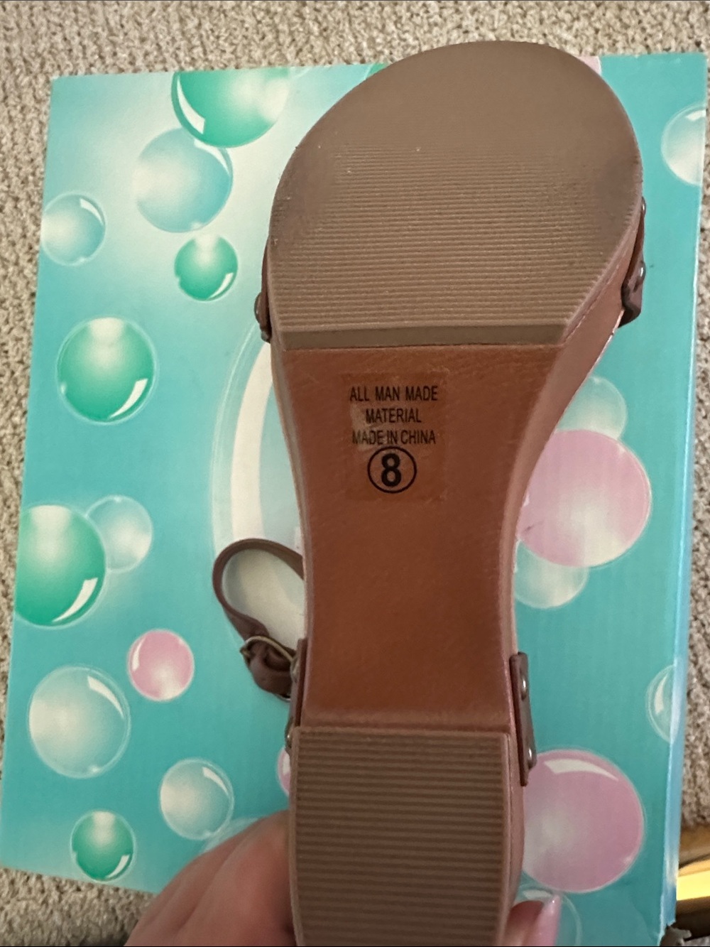 SODA Chivas-S Sandal in Tan NWT - Picture 6 of 9